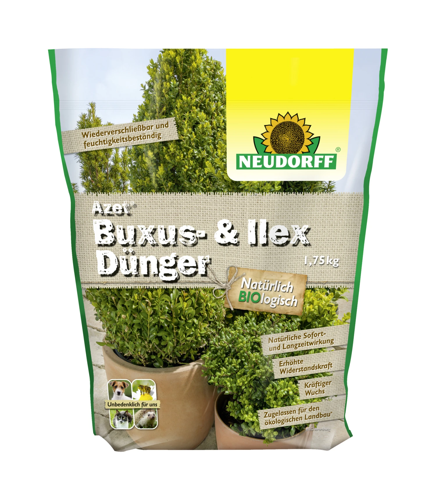 Azet Buxus- & IlexDünger (1,75 Kg) | Dünger Von Neudorff 3 Azet Buxus- & IlexDünger (1,75 Kg) | Dünger Von Neudorff