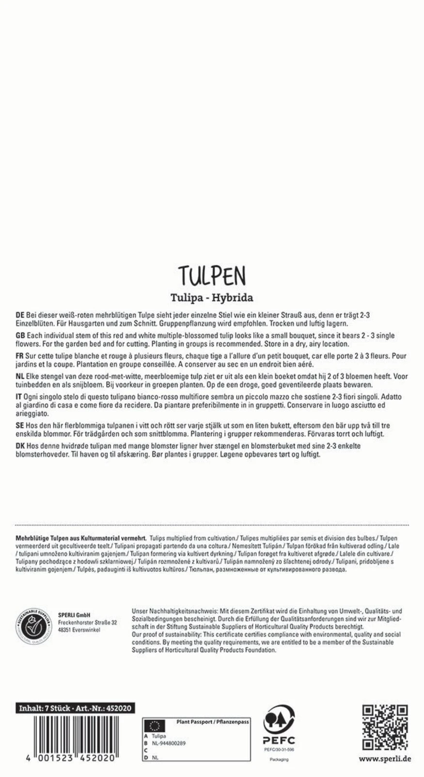 Tulpe Flaming Club (7 Stück) | Mehrblütige Tulpen Von Sperli 4 Tulpe Flaming Club (7 Stück) | Mehrblütige Tulpen Von Sperli – Bild 2