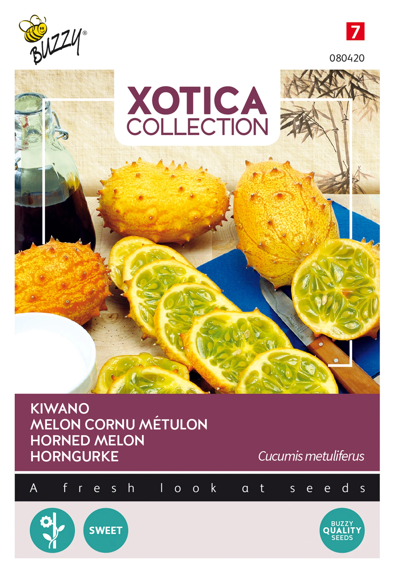 Kiwano Horngurke | Horngurkensamen Von Buzzy Seeds 3 Kiwano Horngurke | Horngurkensamen Von Buzzy Seeds