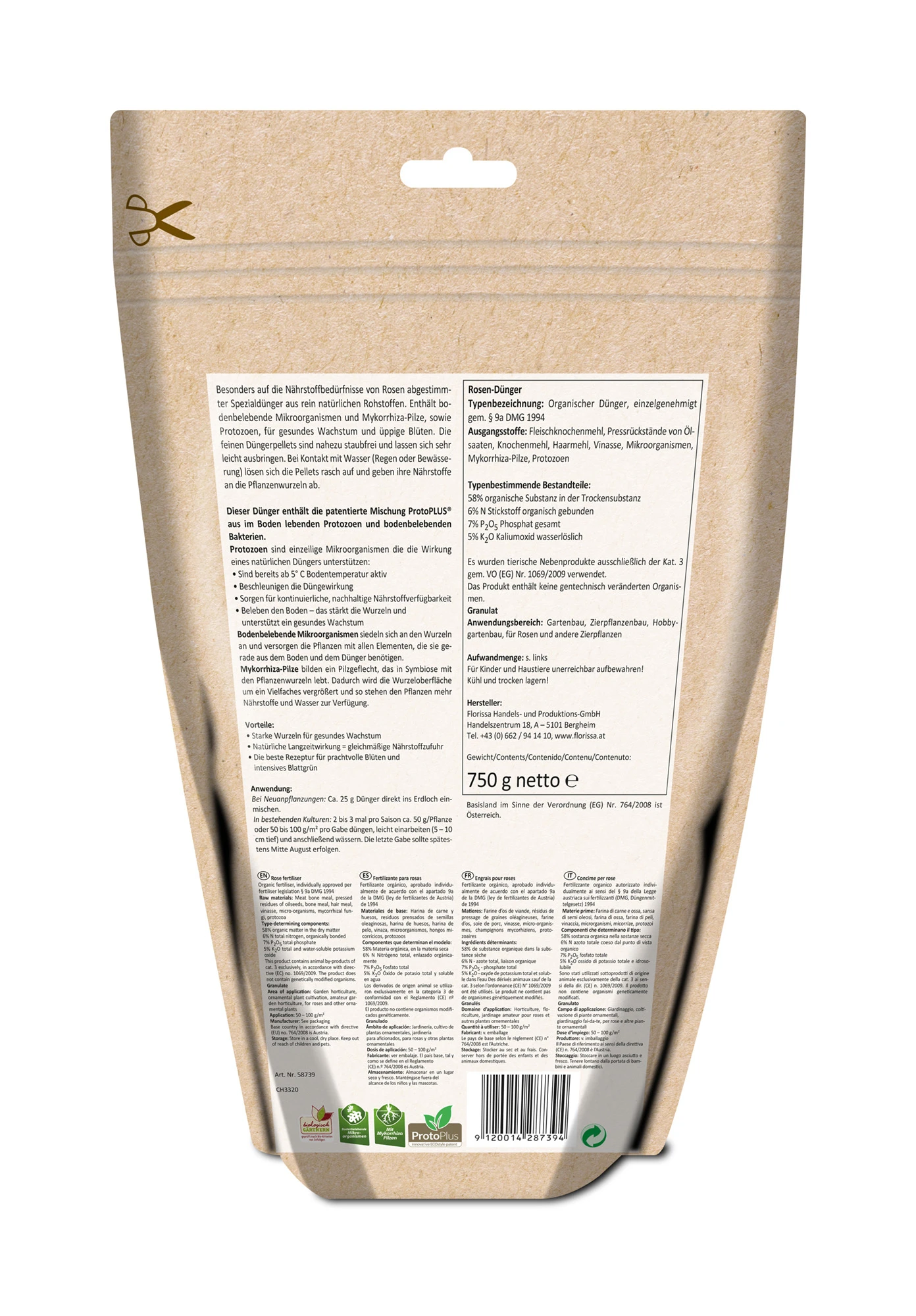 Spezialdünger Für Rosen (750 G) | BIO Dünger Von Florissa 3 Spezialdünger Für Rosen (750 G) | BIO Dünger Von Florissa