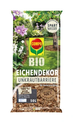 Eichendekor + Unkrautbarriere (50 L) | BIO Unkrautvernichter Von COMPO
