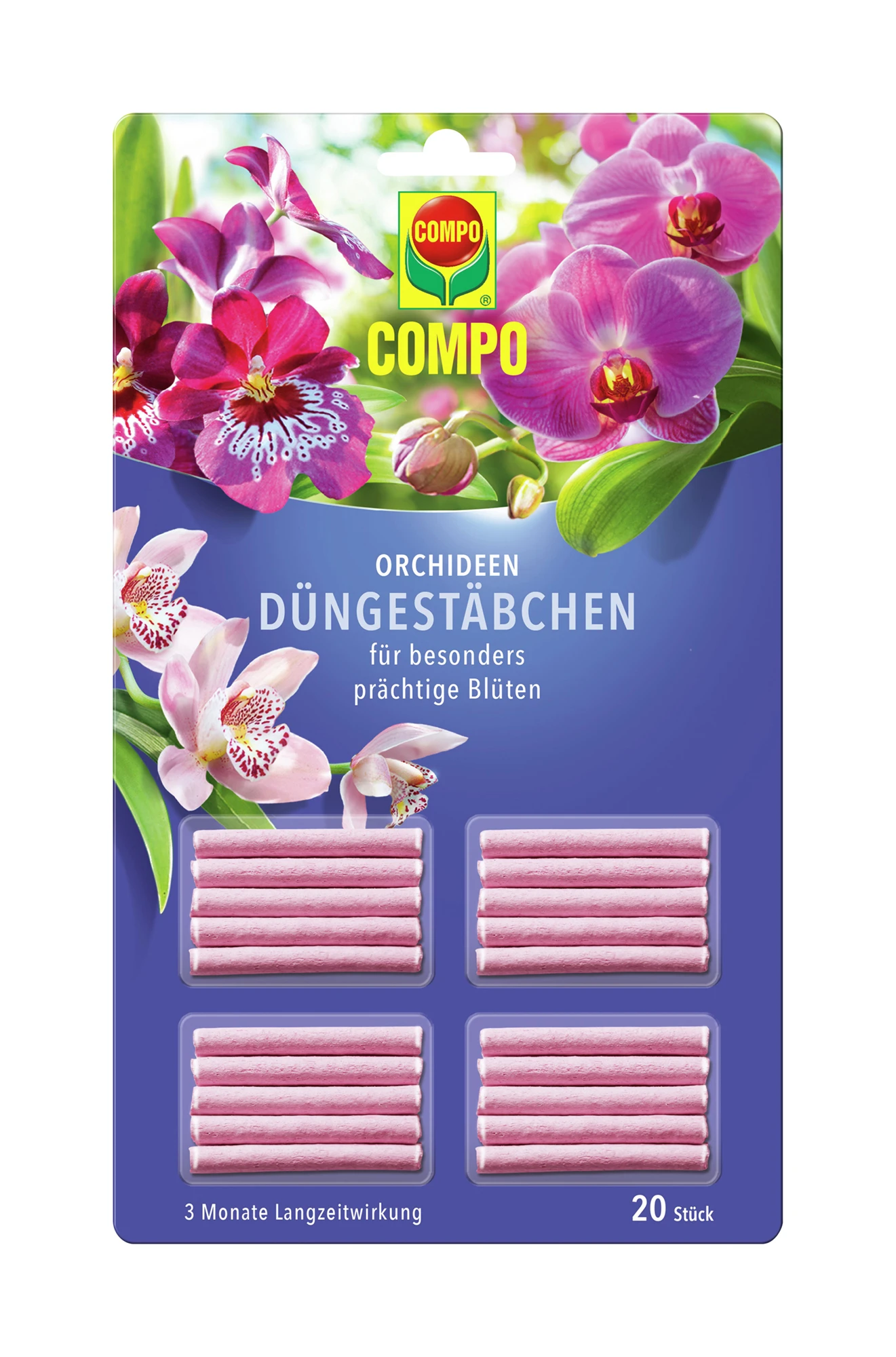 Orchideen Düngestäbchen (20 Stück) | Dünger Von COMPO 3 Orchideen Düngestäbchen (20 Stück) | Dünger Von COMPO