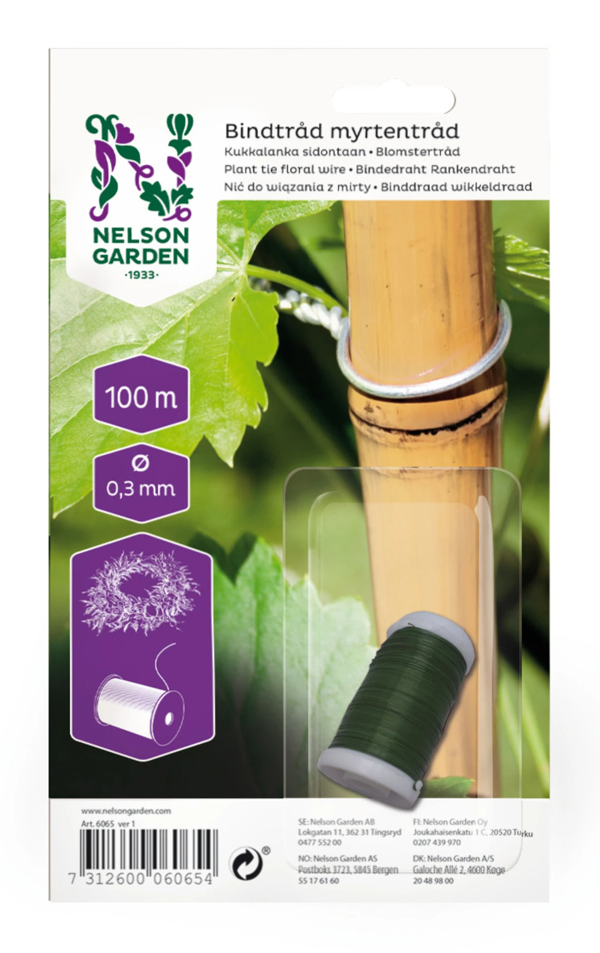 Pflanzendraht Grün (100 M) | Pflanzenschutz Von Nelson Garden 2 Pflanzendraht Grün (100 M) | Pflanzenschutz Von Nelson Garden