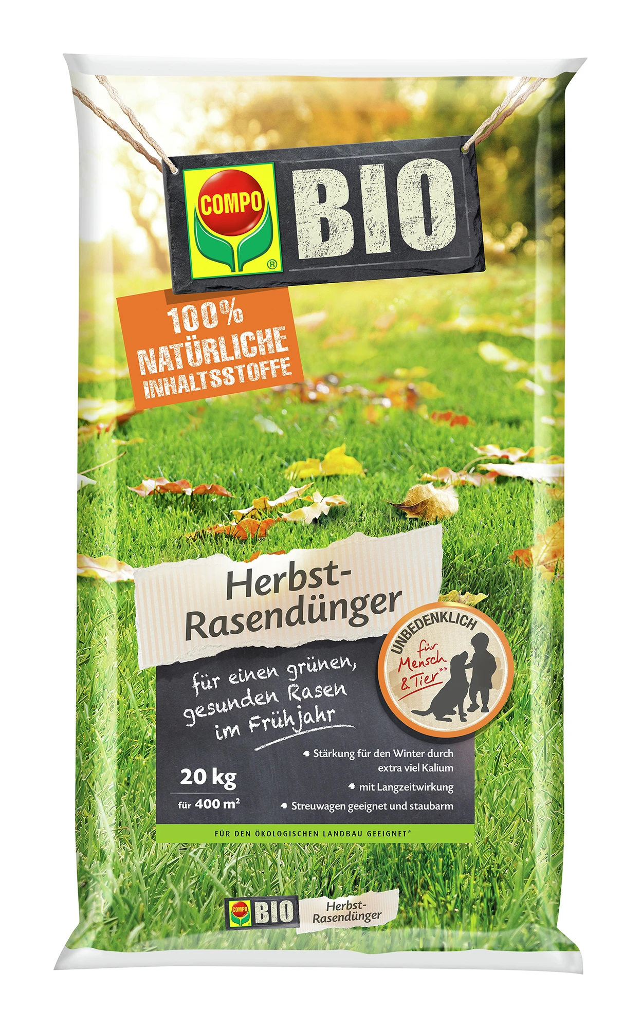 Herbstrasen-Dünger (20 Kg) | BIO Rasendünger Von COMPO 3 Herbstrasen-Dünger (20 Kg) | BIO Rasendünger Von COMPO